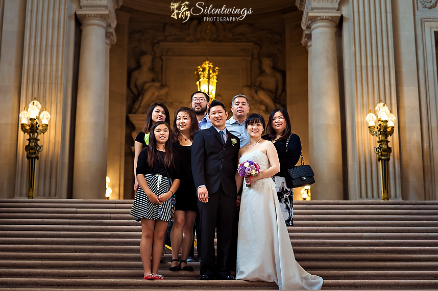 2015, CA, California, Chee Tan, City Hall, Marriage, Ming-Hua Chen, San Francisco, SF, Silentwings Photography, Wedding