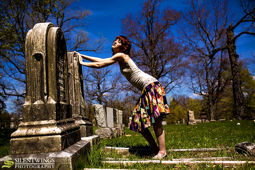 April Gordon, Albany Rural Cemetery, Albany, NY, 2013, Dream Catcher Project, Portrait, Model, Silentwings Photography